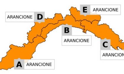 Allerta meteo arancione sino alle 15, poi gialla sino alle 17