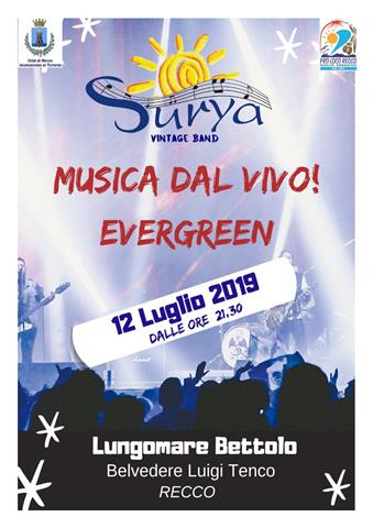 Sul Belvedere Luigi Tenco esibizione del Gruppo “Surya”