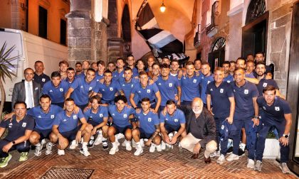 Virtus Entella, presentazione della squadra in piazza Fenice