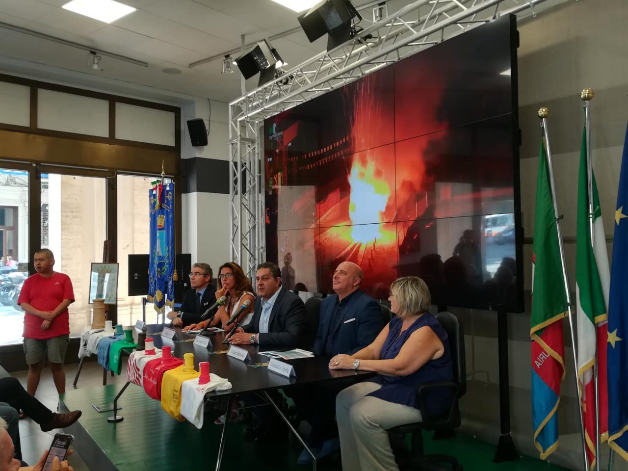 Presentata la Sagra del Fuoco di Recco, il programma