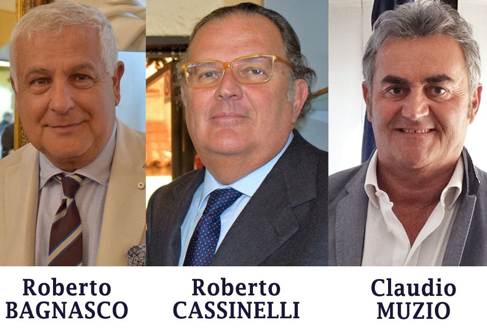 Cassinelli, Bagnasco e Muzio in visita a Marassi