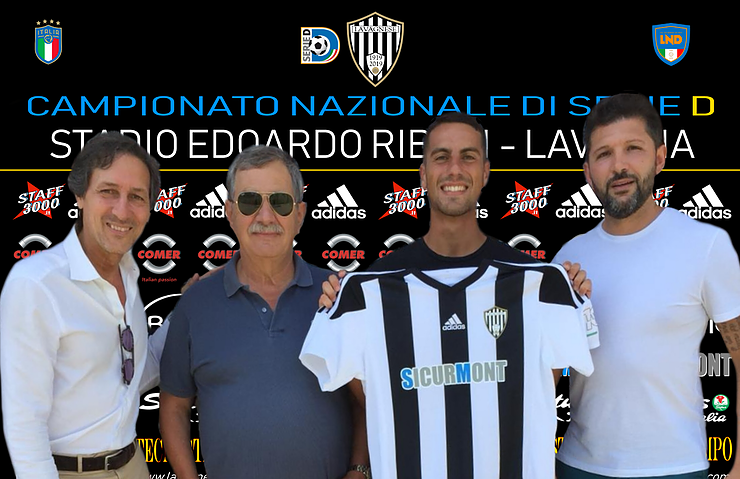 Lavagnese, torna in bianconero Luca Oneto