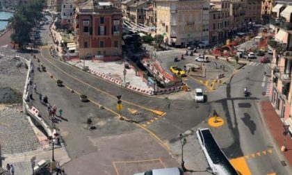 Rapallo, riaperta la viabilità sul lungomare Vittorio Veneto