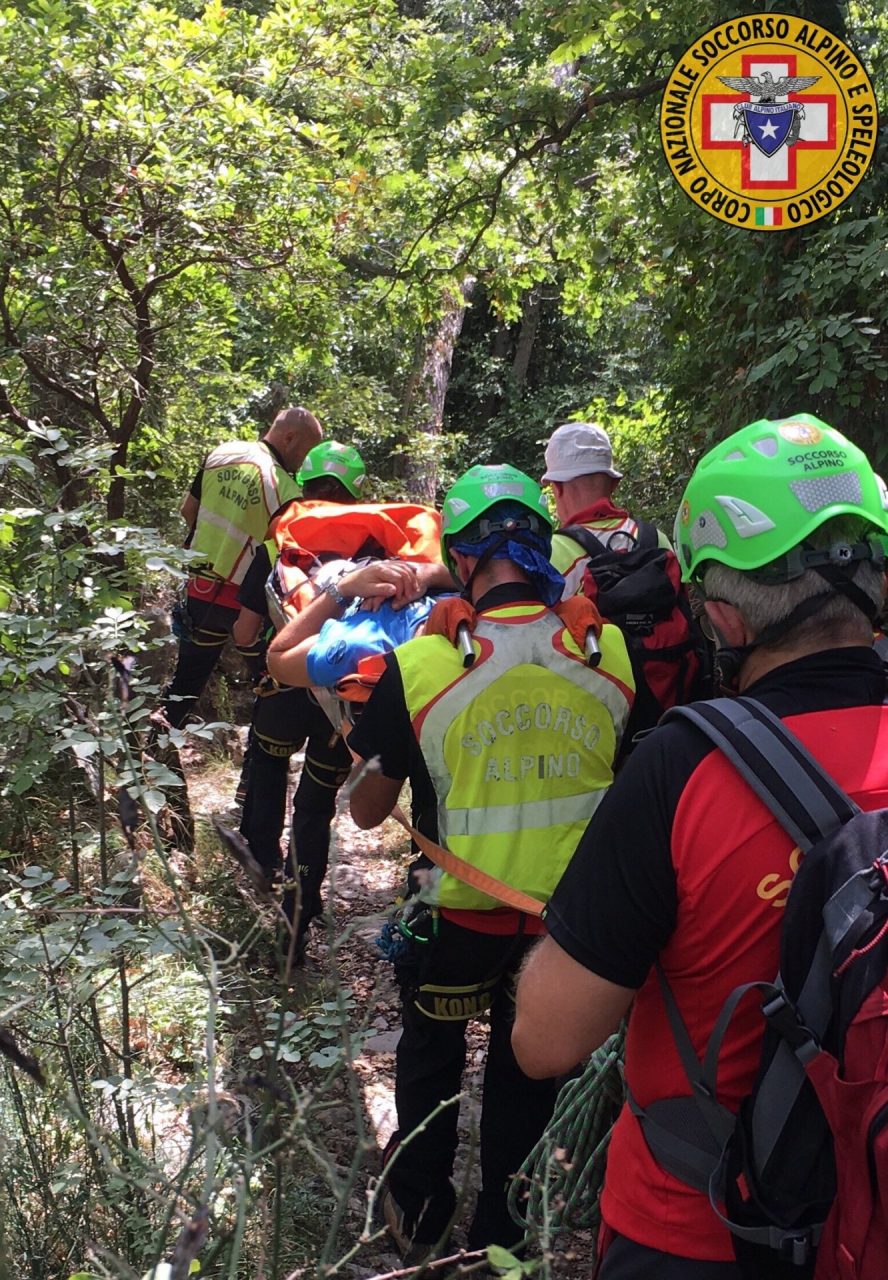 Intervento del Soccorso Alpino a Sant’Andrea di Rovereto