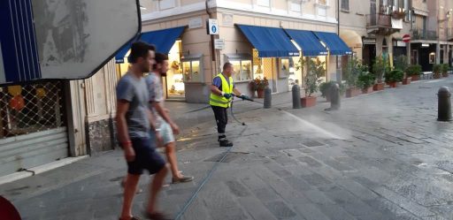 Sestri Levante, intensificazione della pulizia