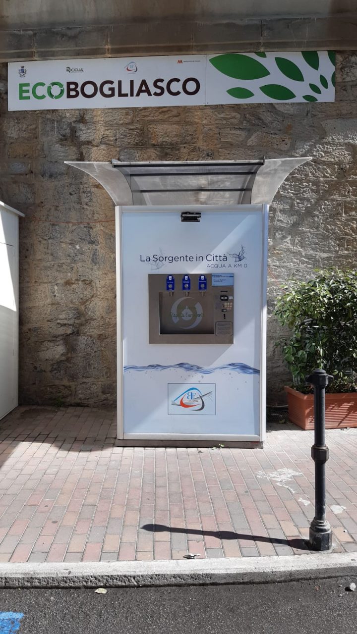 Bogliasco, installata la casetta dell’acqua