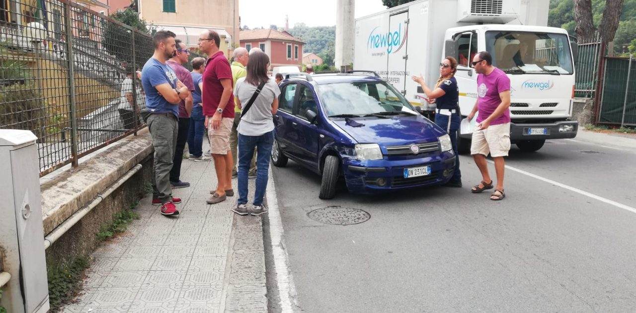 Chiavari, incidente a Sampierdicanne