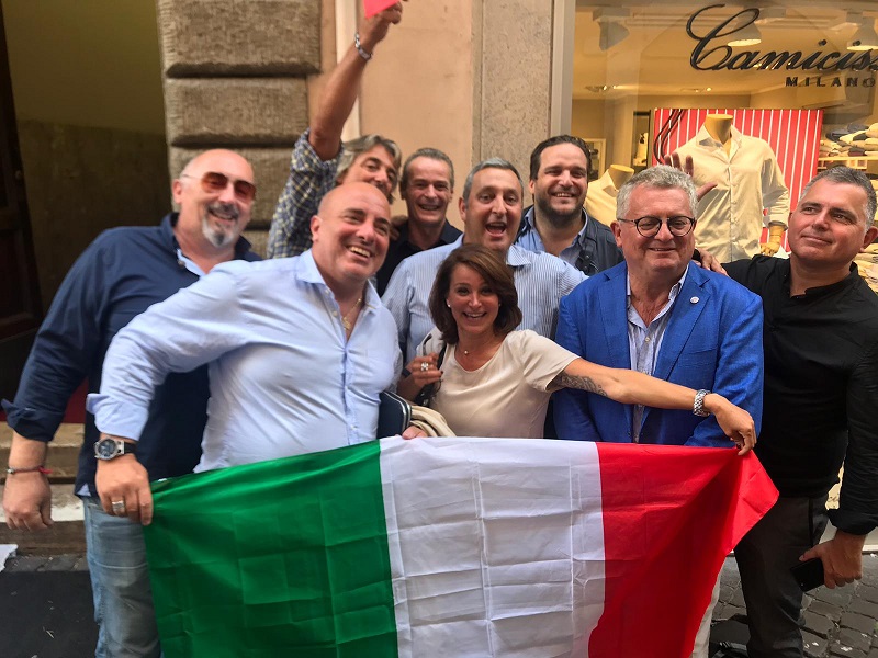 I liguri di Fratelli d’Italia a Roma per protestare