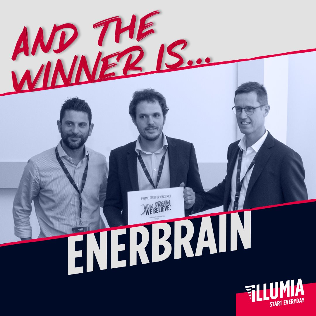 Enerbrain vince la seconda edizione del contest di Illumia e Wylab “You dream, we believe”