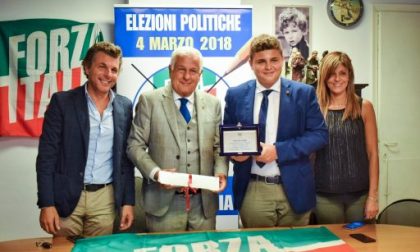 Rapallo, Forza Italia premia il suo iscritto più giovane