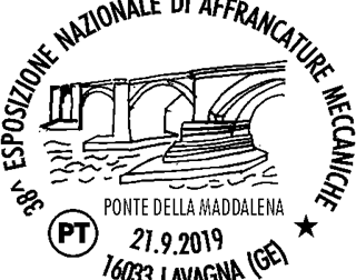 Poste Italiane: a Lavagna un annullo speciale per la 38esima esposizione nazionale di affrancature meccaniche