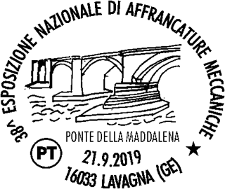 Poste Italiane: a Lavagna un annullo speciale per la 38esima esposizione nazionale di affrancature meccaniche