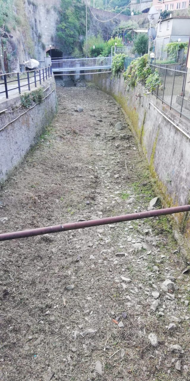Recco, sistemati e ripuliti i rivi