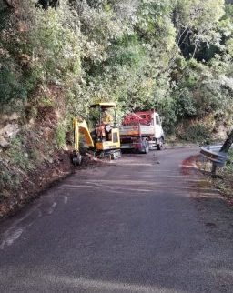 Recco, la pulizia delle strade nelle frazioni