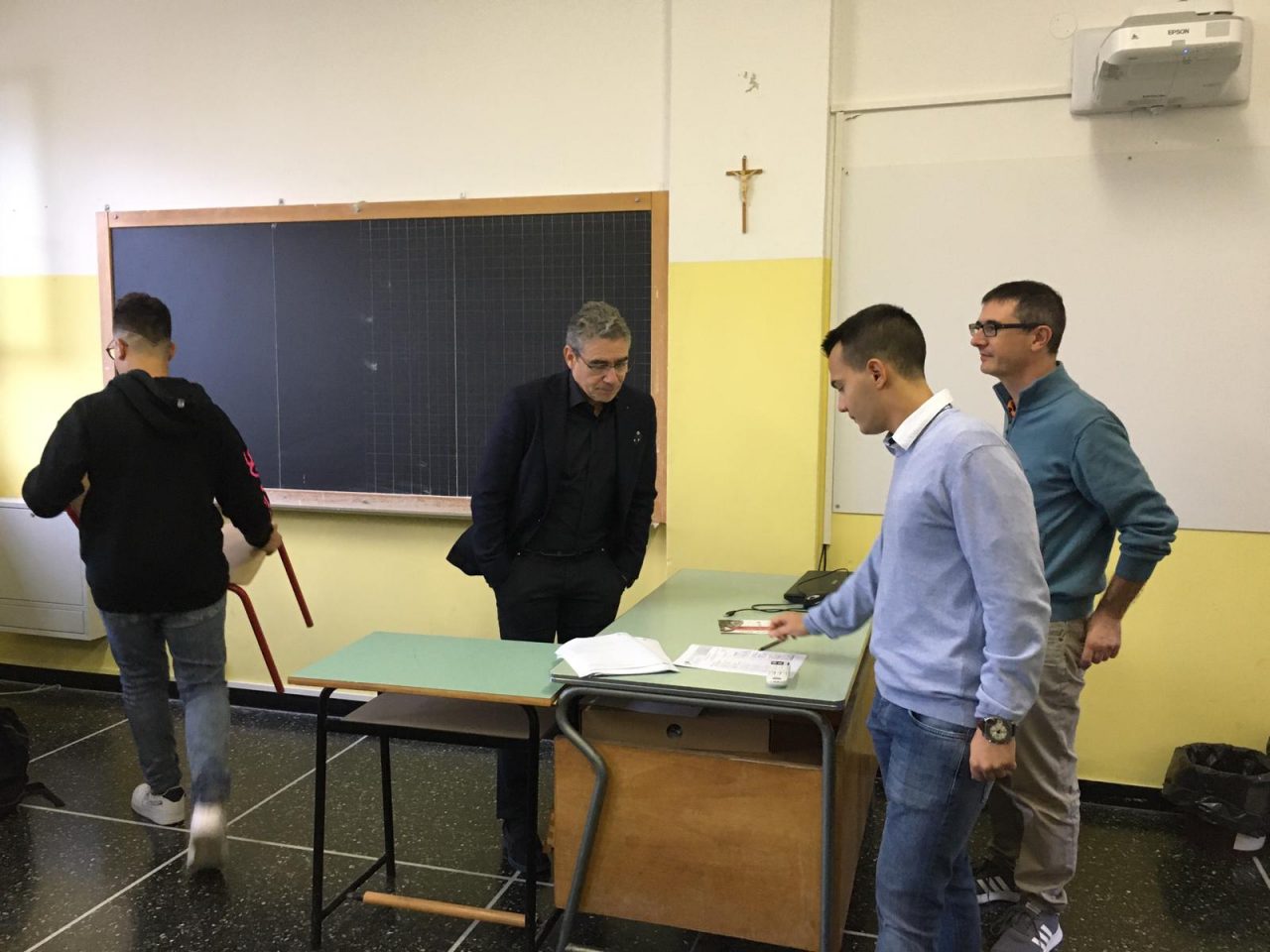 Il sindaco Gandolfo incontra gli studenti del Liceo Nicoloso da Recco