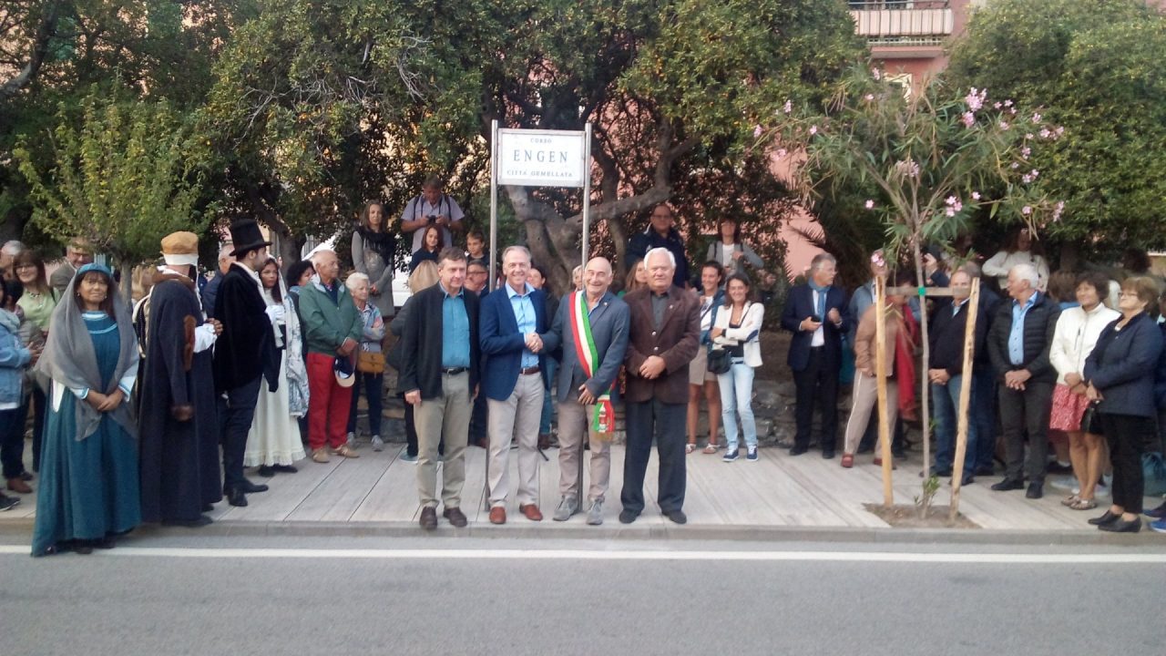Decennale del gemellaggio con Moneglia, intitolato corso Engen