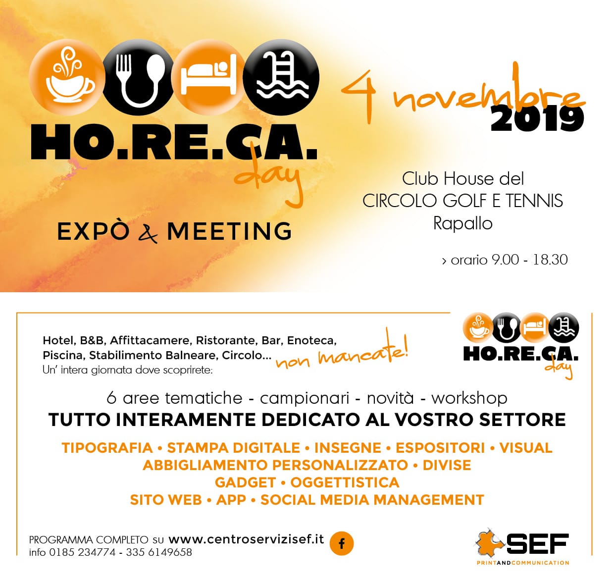 Al Circolo del golf il mondo Ho.Re.Ca.
