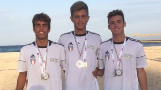 I ragazzi del Marconi-Delpino argento ai mondiali di beach volley