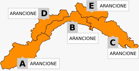 Scattata l’allerta meteo arancione