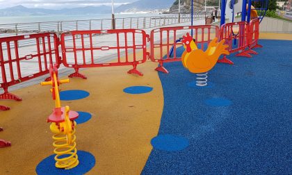 Sestri, rinnovate le aree giochi e fitness a Sant'Anna