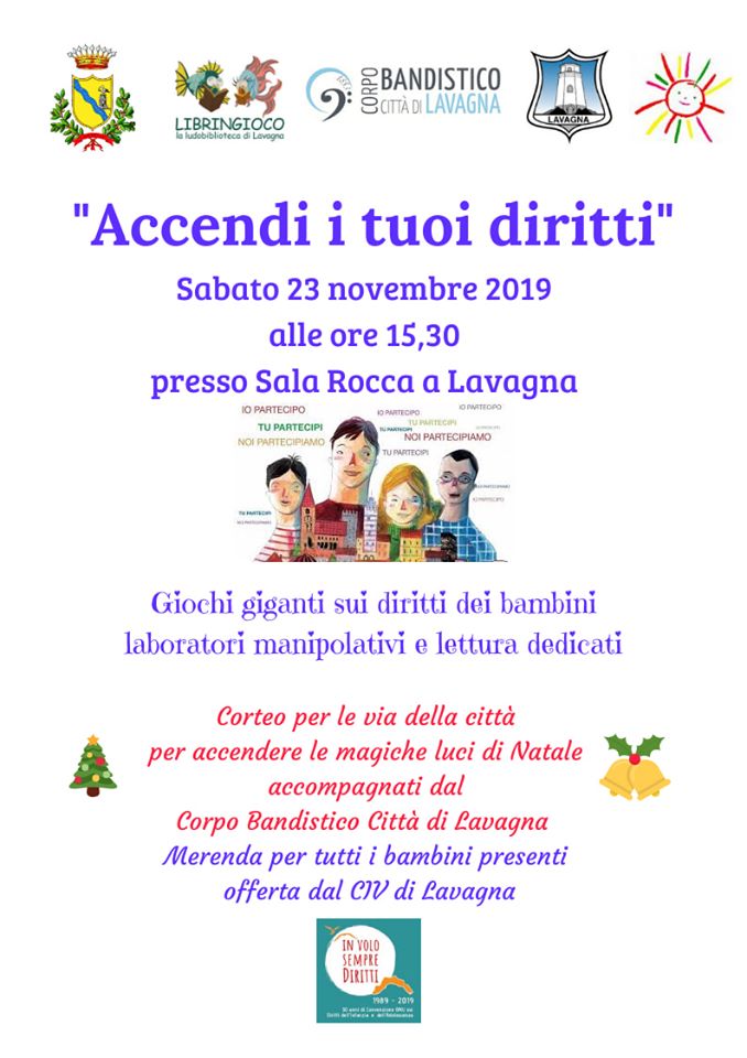 “Accendi i tuoi diritti” con Arciragazzi Tigullio