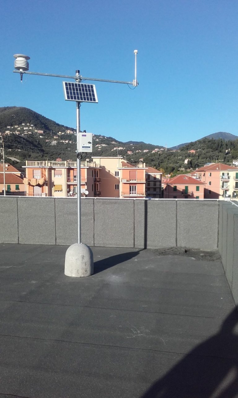 Sestri Levante, installata una nuova postazione meteo in via Salvi