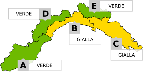 Torna l’allerta meteo gialla