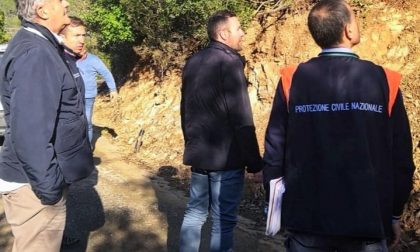 Sopralluogo a Casarza per i danni causati dal maltempo