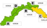 Allerta meteo gialla dalle 22 di oggi