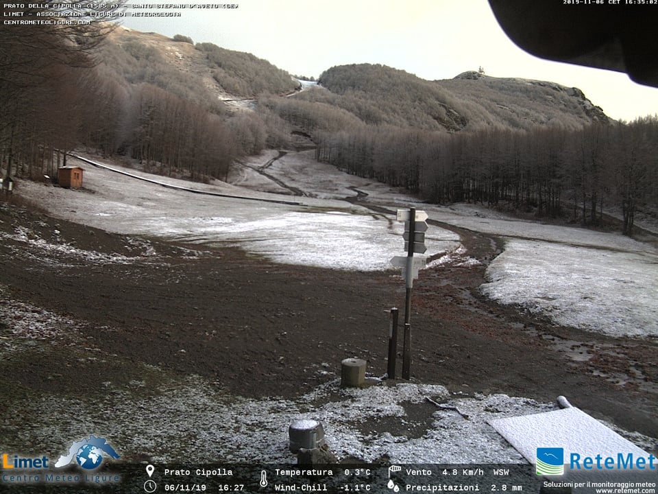 Prima neve al Prato della Cipolla