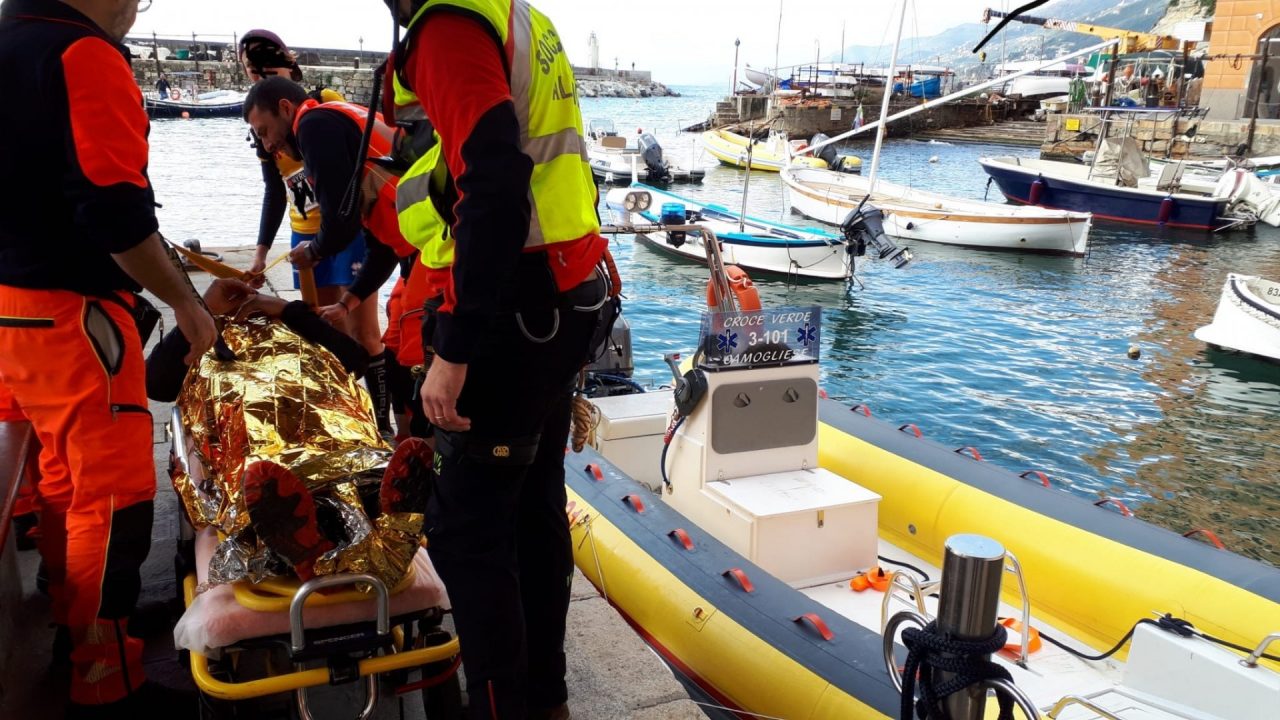 Soccorsi durante il Trail di Portofino