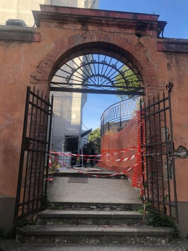Chiavari, chiusura temporanea di Villa Rocca