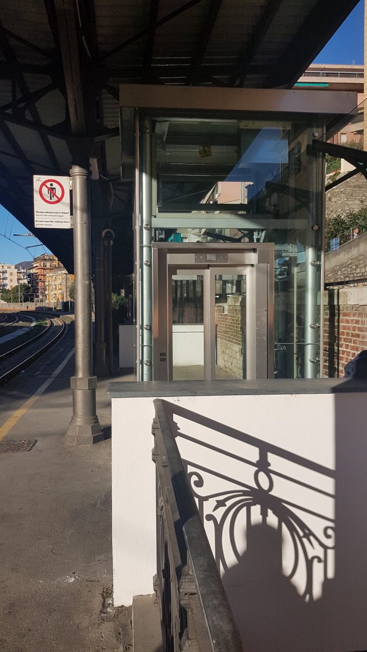 Rapallo, da oggi in stazione entra in funzione il nuovo ascensore
