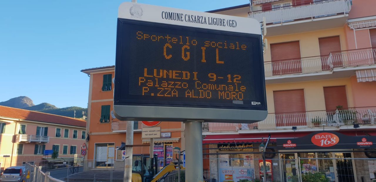 Sportello sociale, lo SPI CGIL sbarca a Casarza Ligure