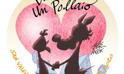 Piatto di San Valentino firmato dal disegnatore di Lupo Alberto