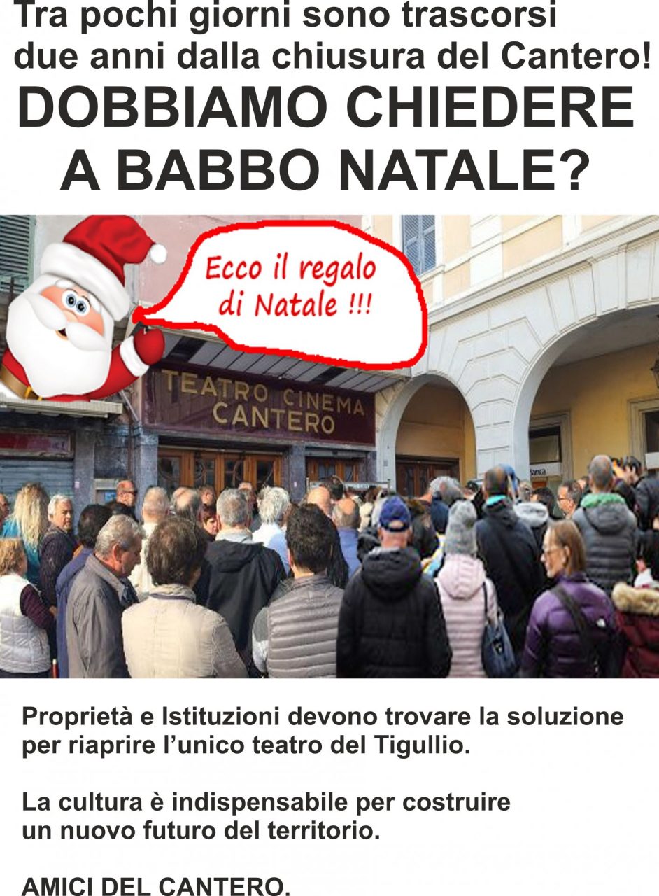 Teatro Cantero chiuso da due anni, si rinnova la protesta