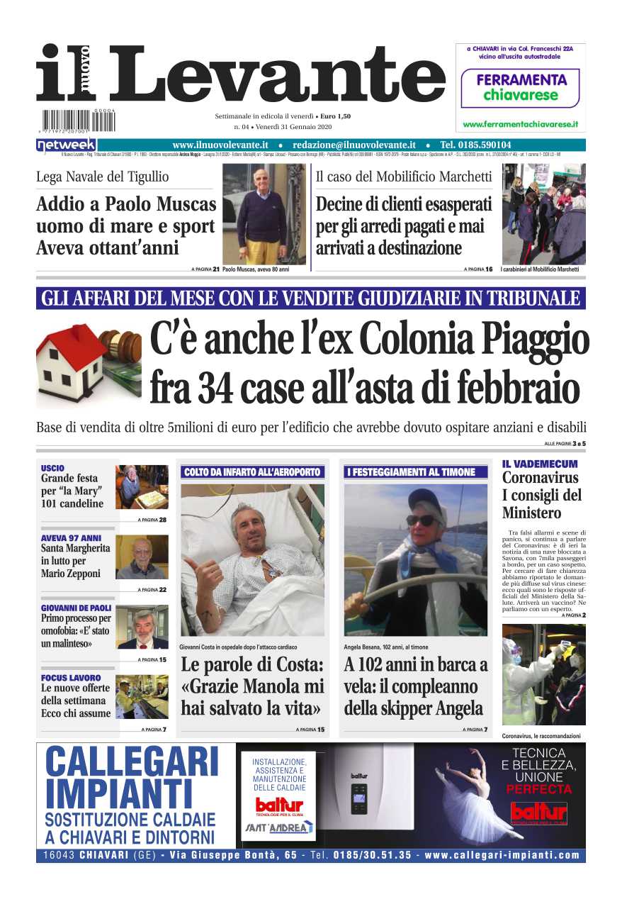 Inchieste, approfondimenti e interviste su Il Nuovo Levante da oggi in edicola