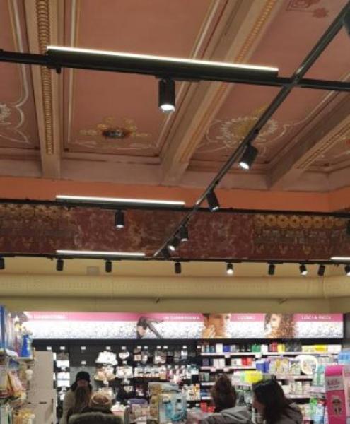 Nei nuovi locali del primo cinematografo il supermercato