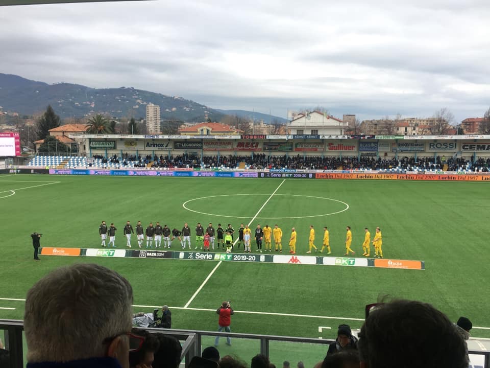 L’Entella pareggia con la Cremonese