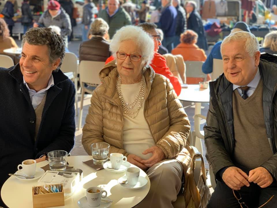 Liliana Segre in visita a Rapallo