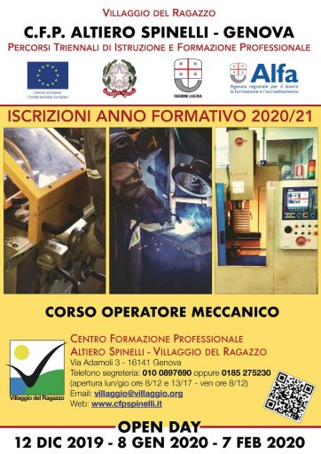 Open day al centro formazione Spinelli