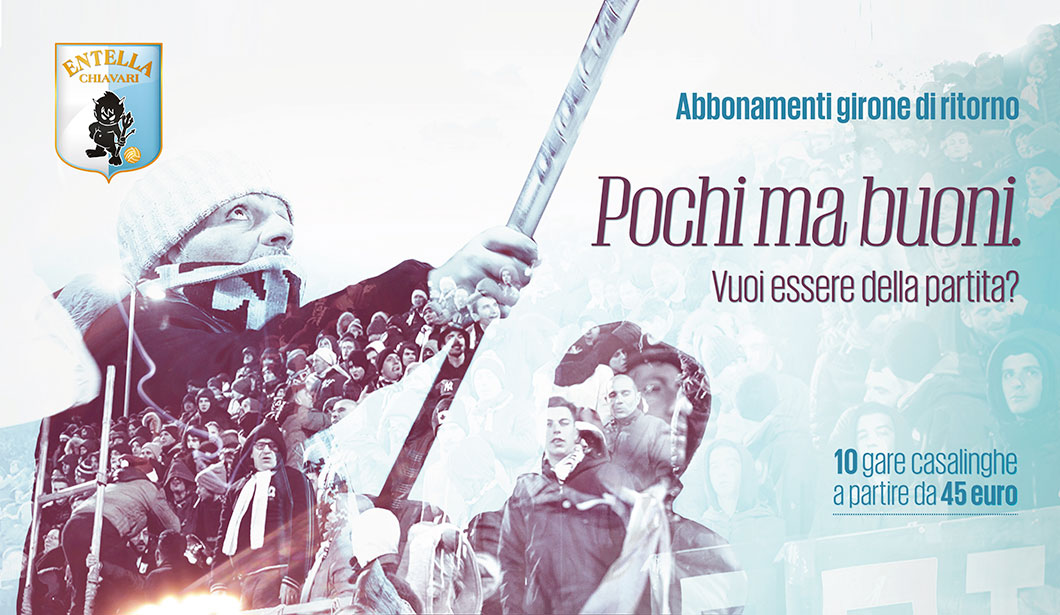 Entella, campagna abbonamenti per il girone di ritorno