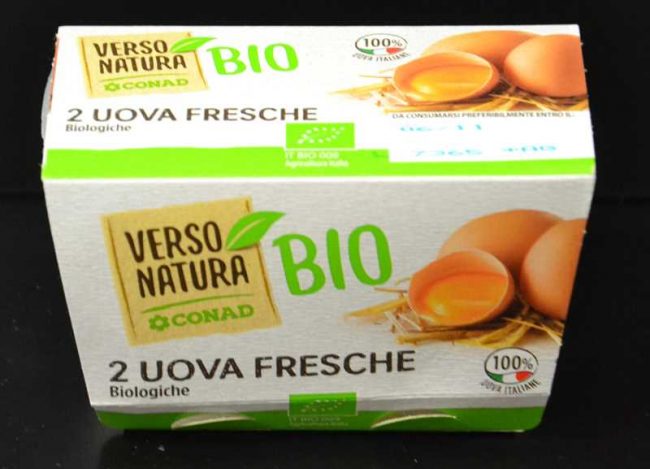 Uova Bio ritirate da Conad per sospetta contaminazione