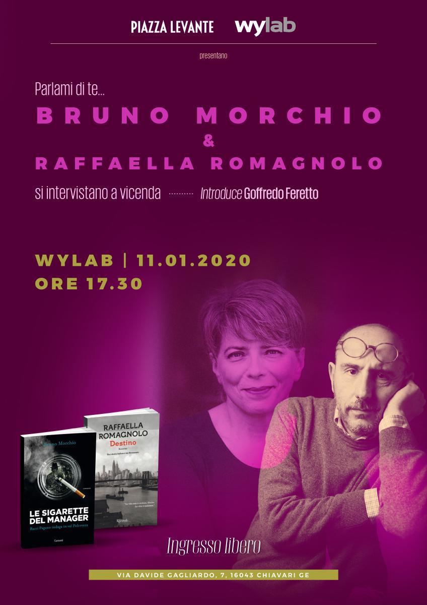 Parlami di te, Raffaella Romagnolo e Bruno Morchio