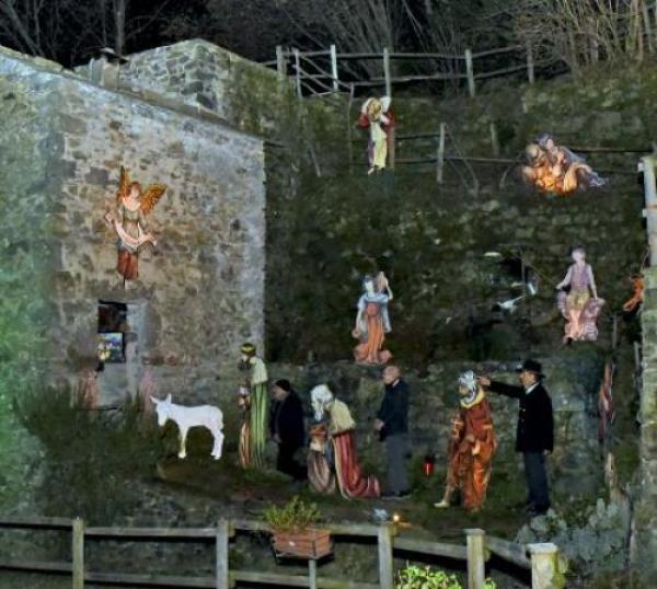 Borzonasca, presepe Ra Pria visitabile fino al 2 febbraio