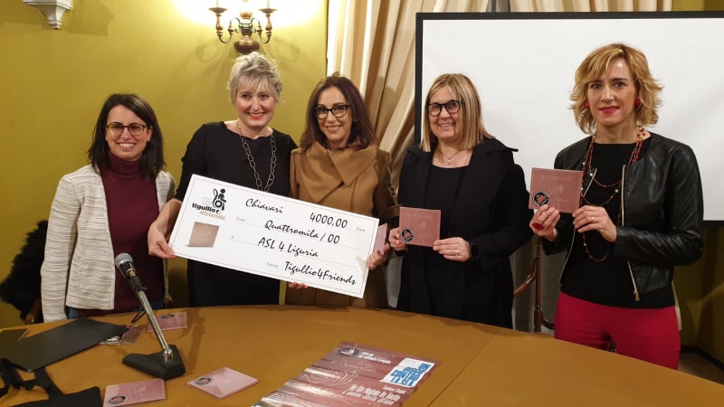 Tigullio 4 Friends dona 4mila euro all’Asl 4