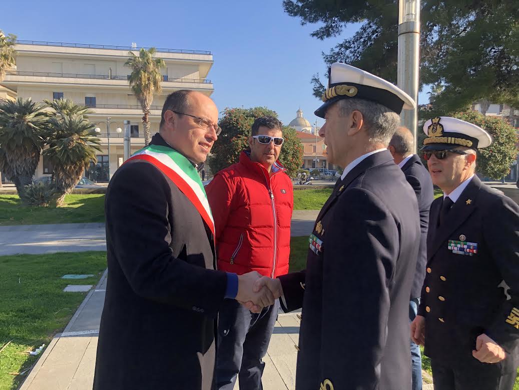 Vertici della Capitaneria di Porto in visita a Chiavari