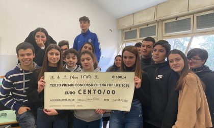 Il Caboto terzo al concorso nazionale Chiena for Life