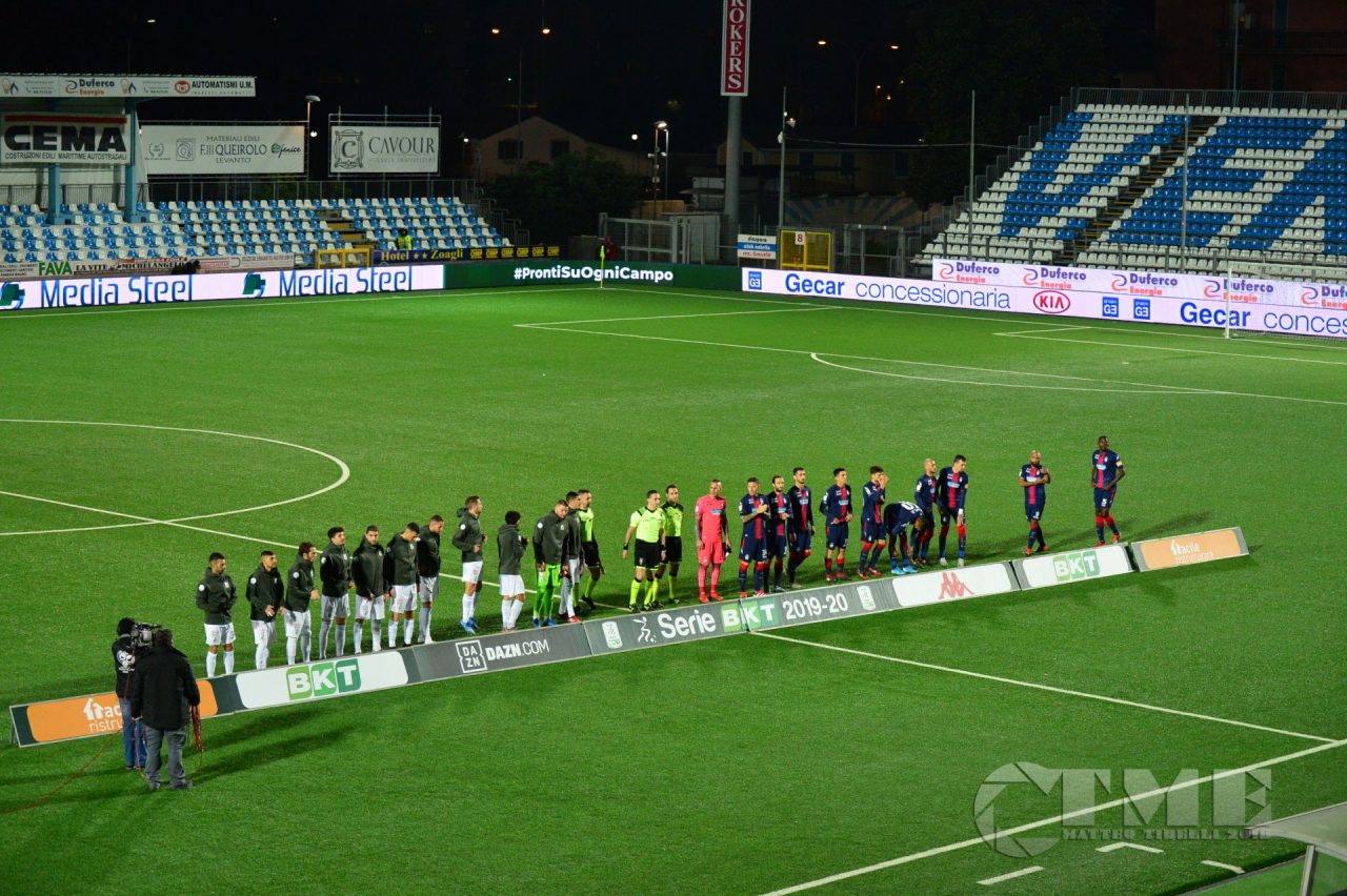 Entella ancora sconfitta, il Crotone vince al Comunale