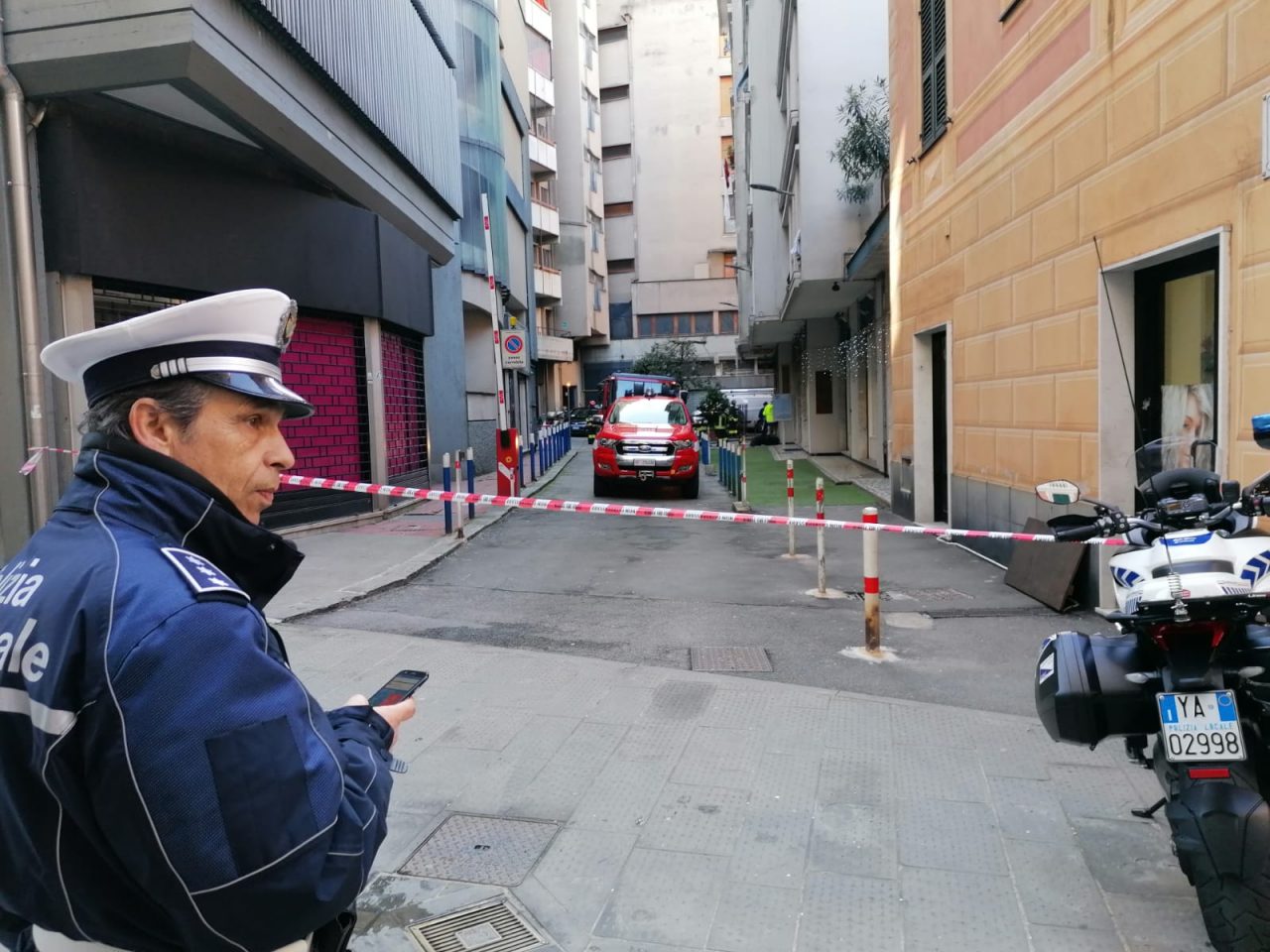 Fuga di gas a Rapallo